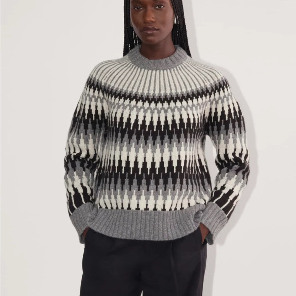 Everlane Gray Knit Sweater